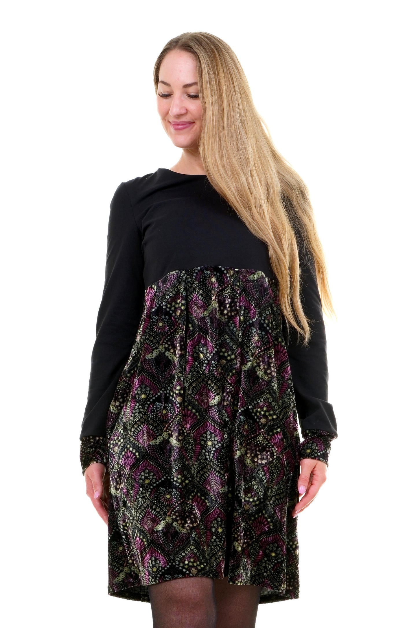 Snowdrop dress velvet dream