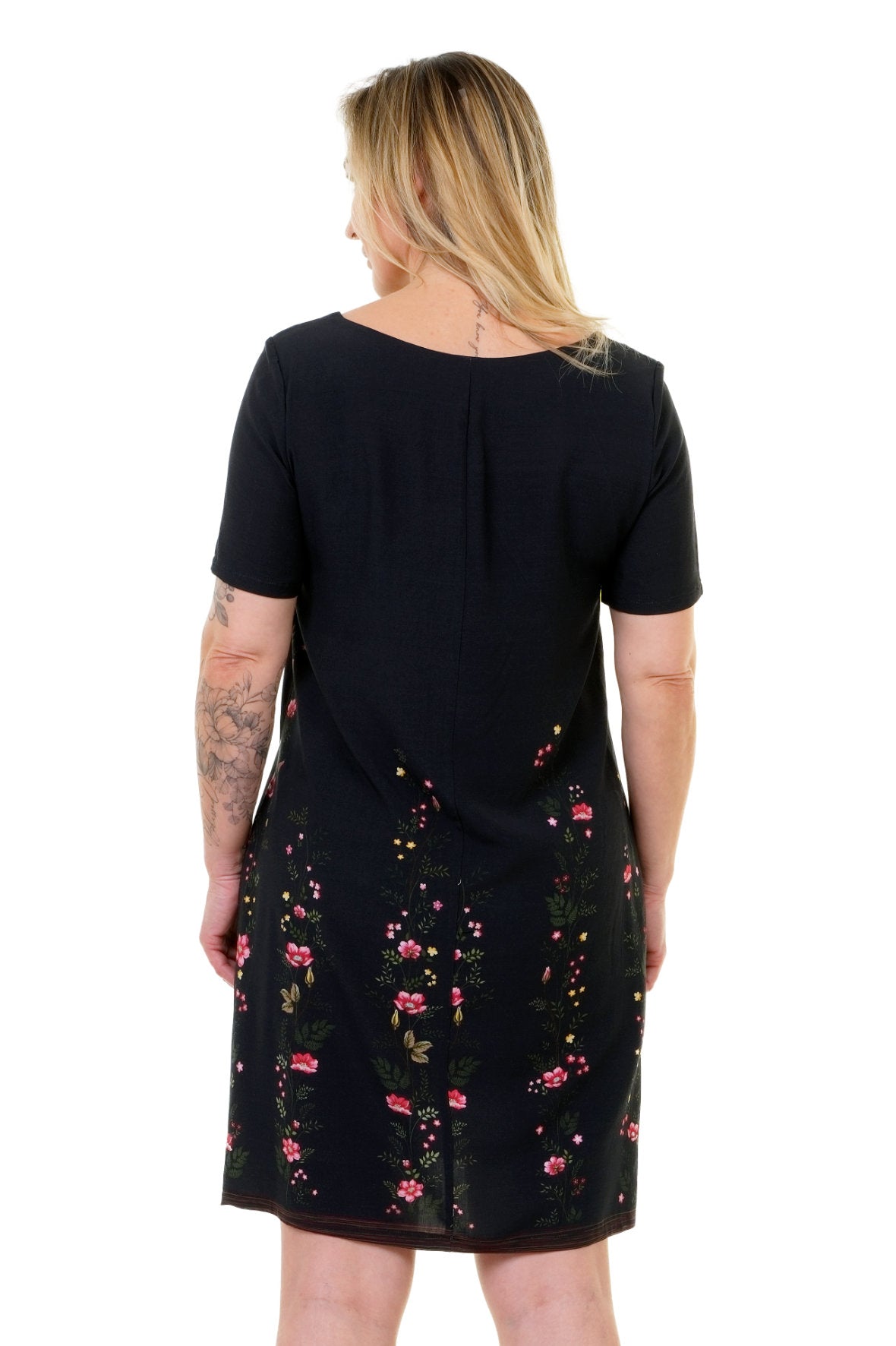 Webkleid Sommertraum Blütenranke