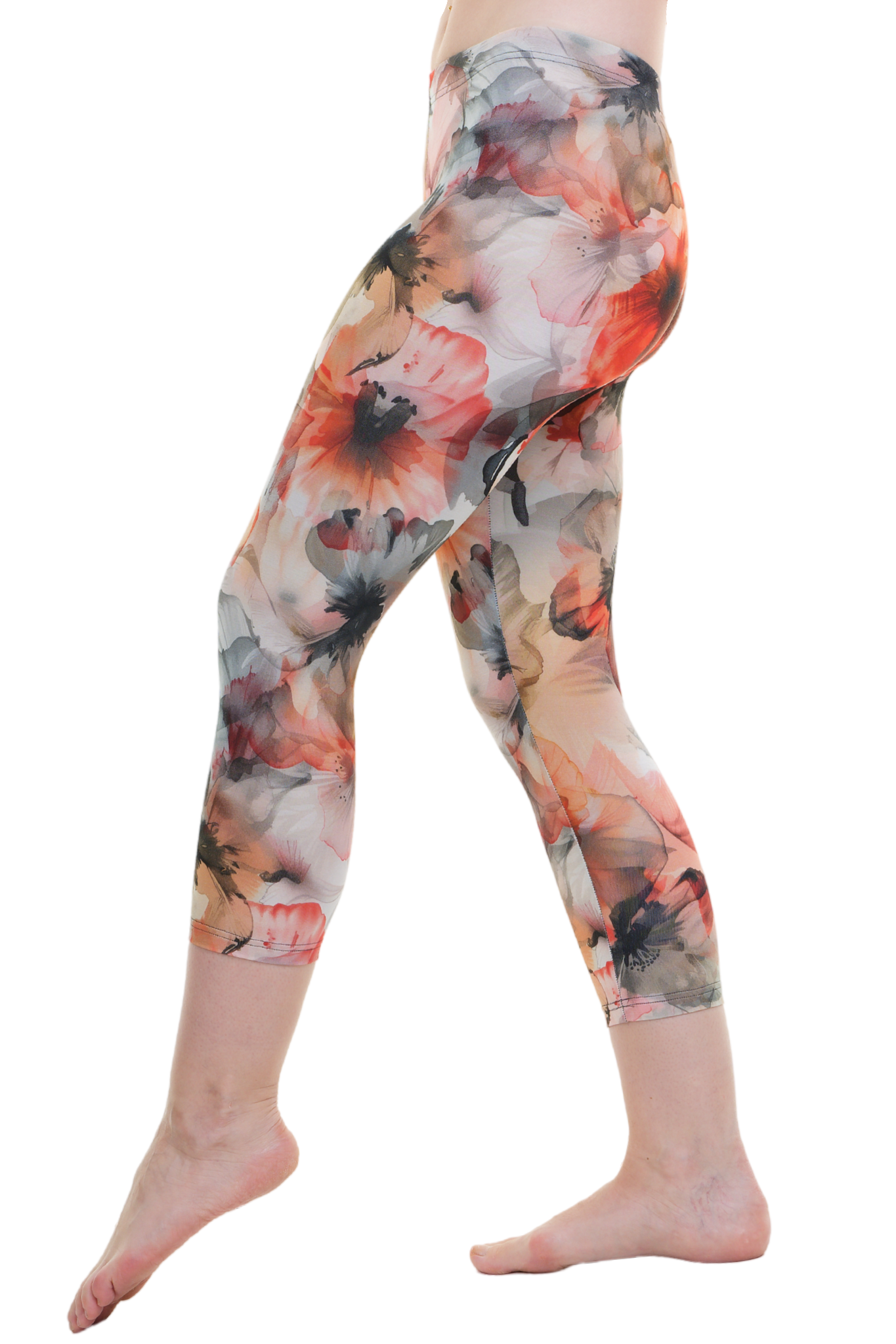 Capri Leggings Blütenhauch von LegginsLove, Ansicht 3