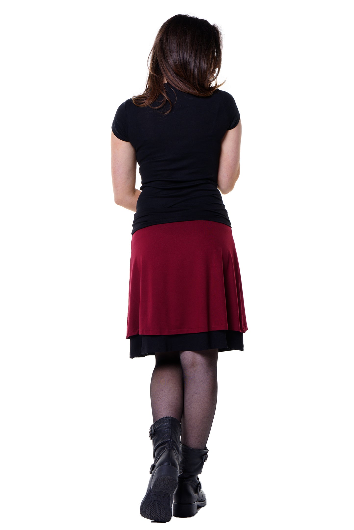 Double skirt green retro