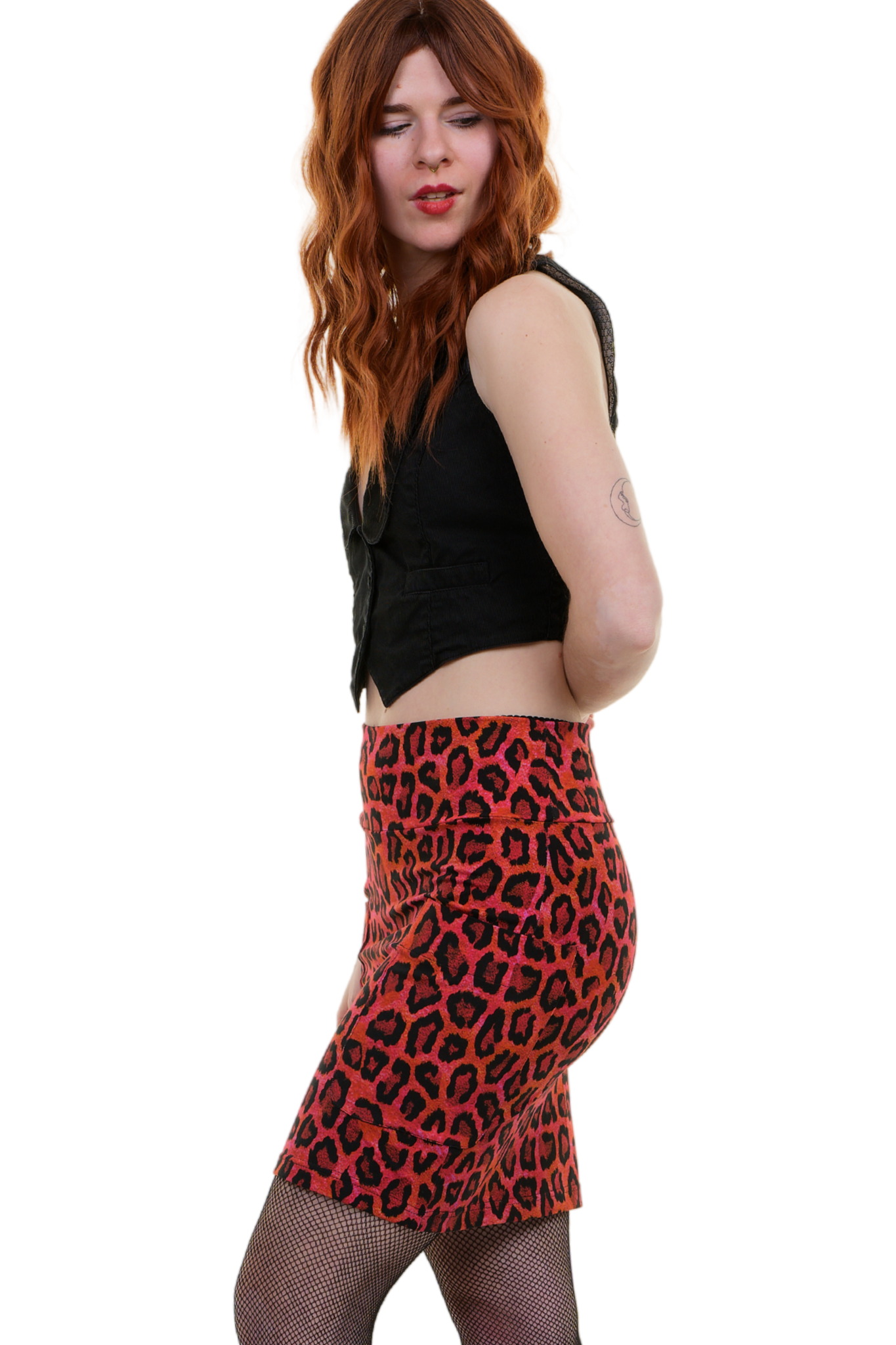 Mini skirt fancy with pockets