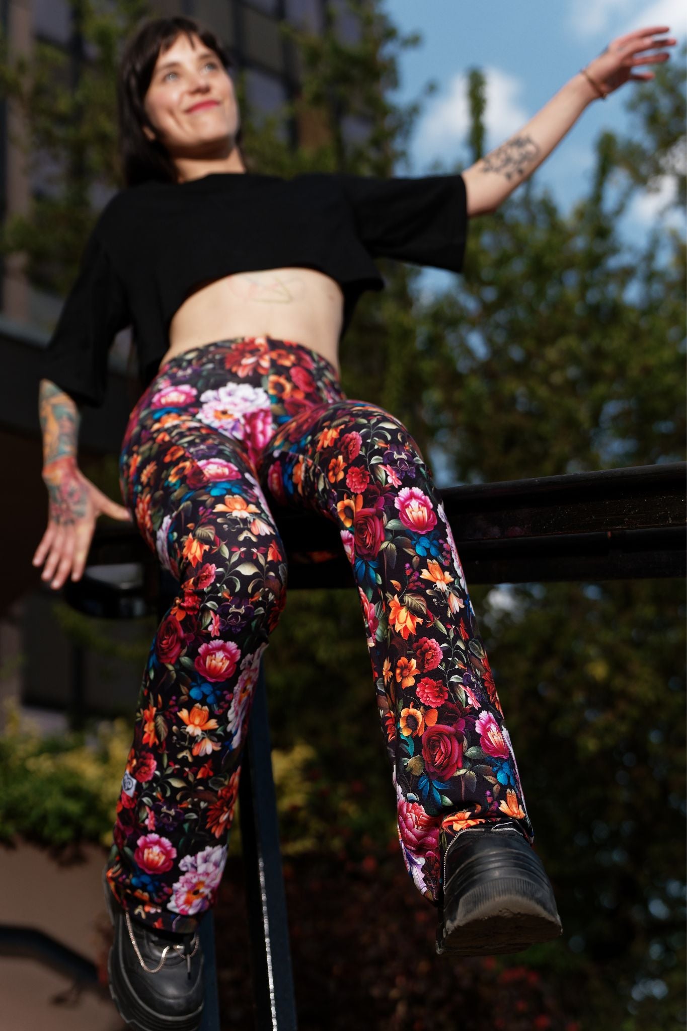 Flare Leggings Nachtwiese
