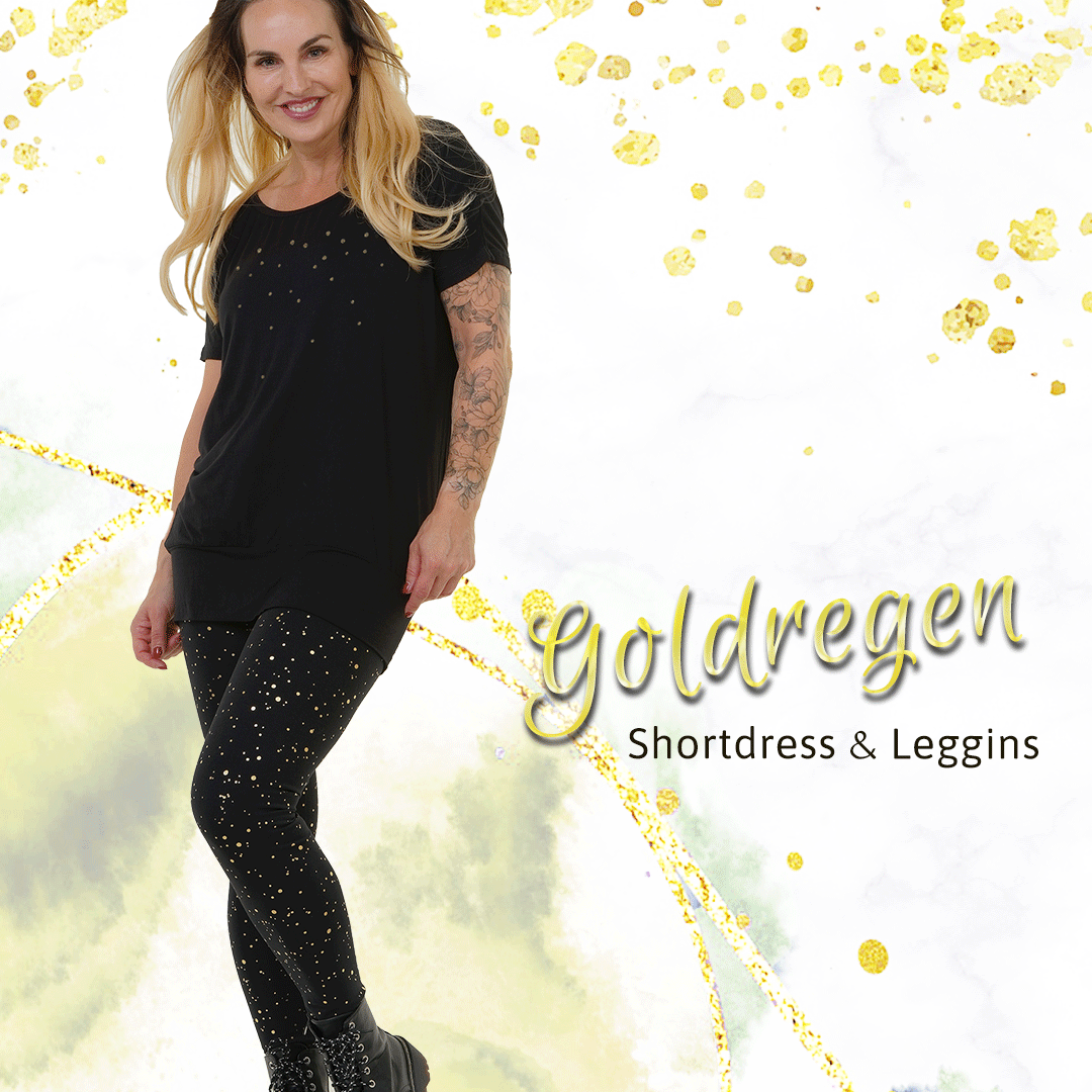 Goldregen Leggings & Shortdress Kombi Angebot