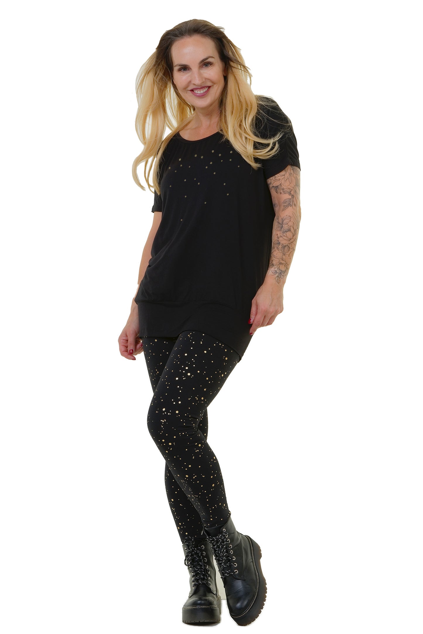 Goldregen Leggings & Shortdress Kombi Angebot