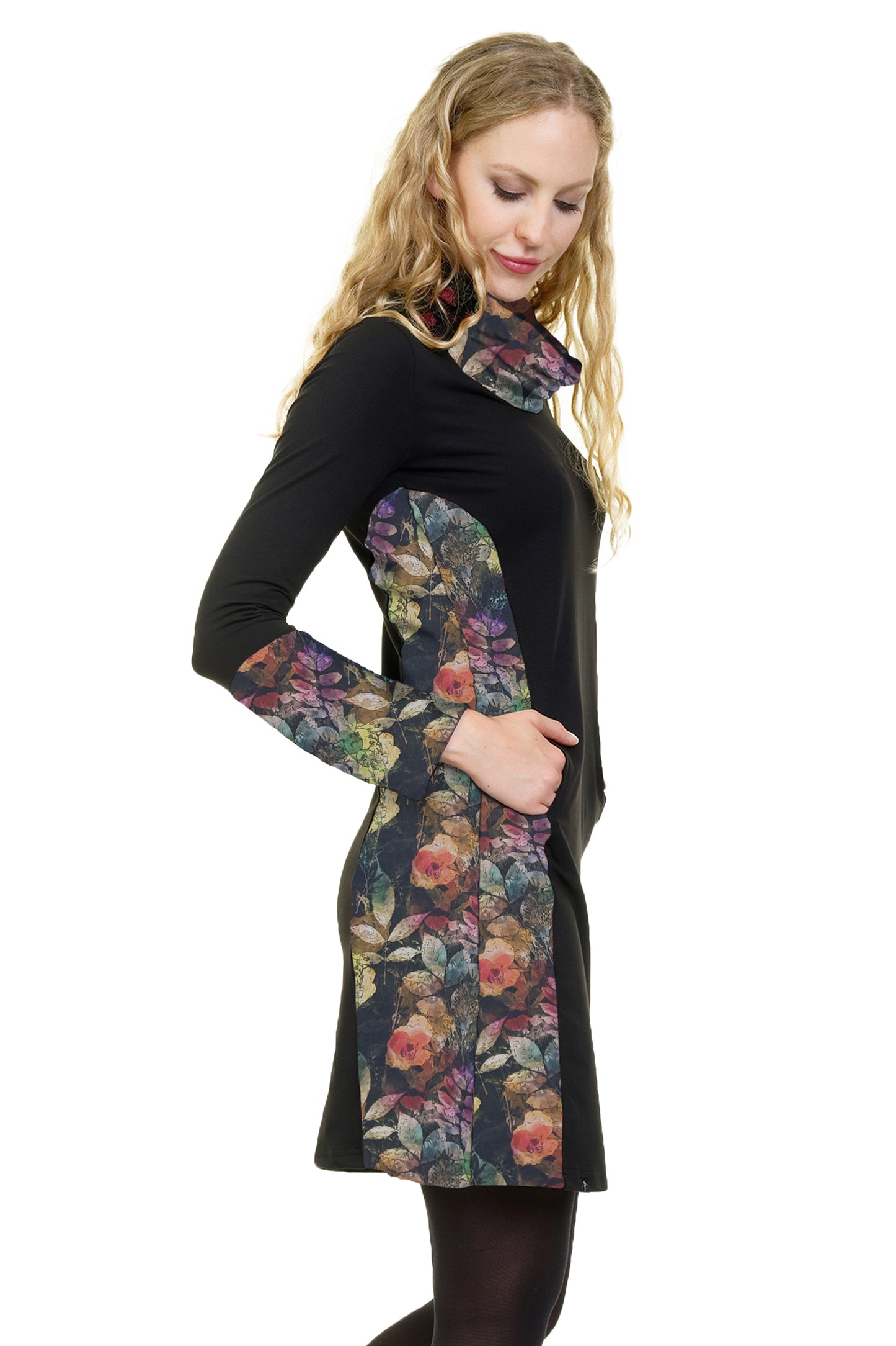 Autumn Queen Dress Black mystic rose