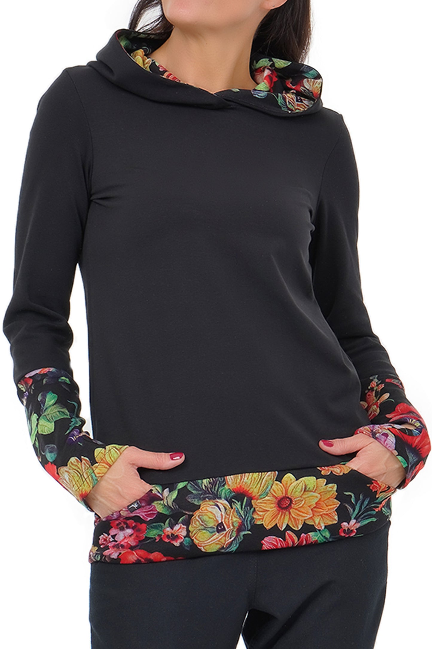 Hoodie Winter Magic Mystic Rose