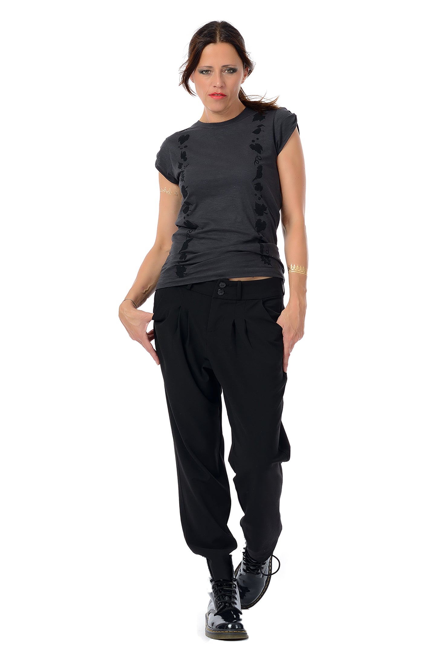 Pantalon Chino Relaxed Jasmin Noir
