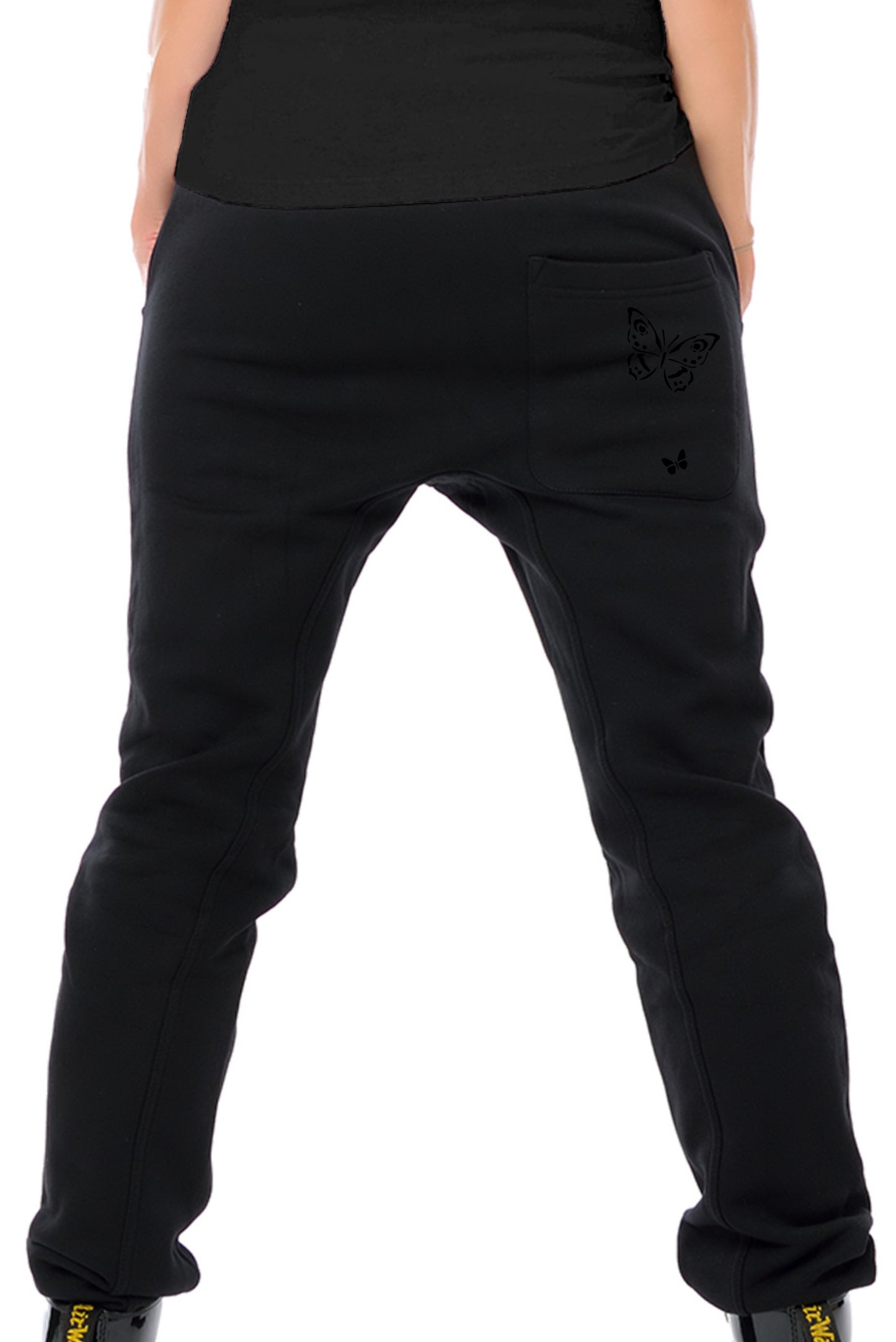 Sweat Pants Schmetterling schwarz