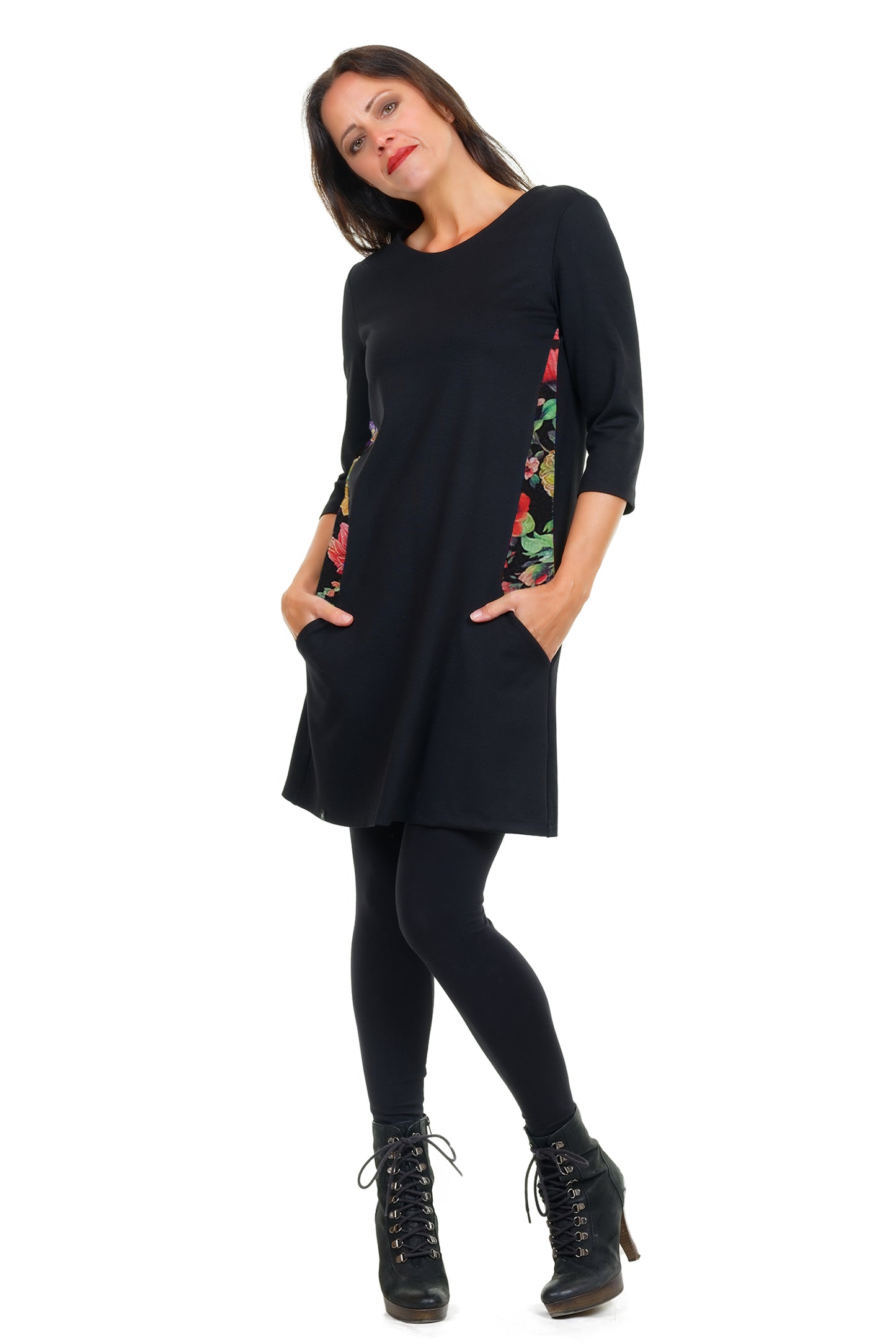 Katrinchen Kleid schwarz mystic rose