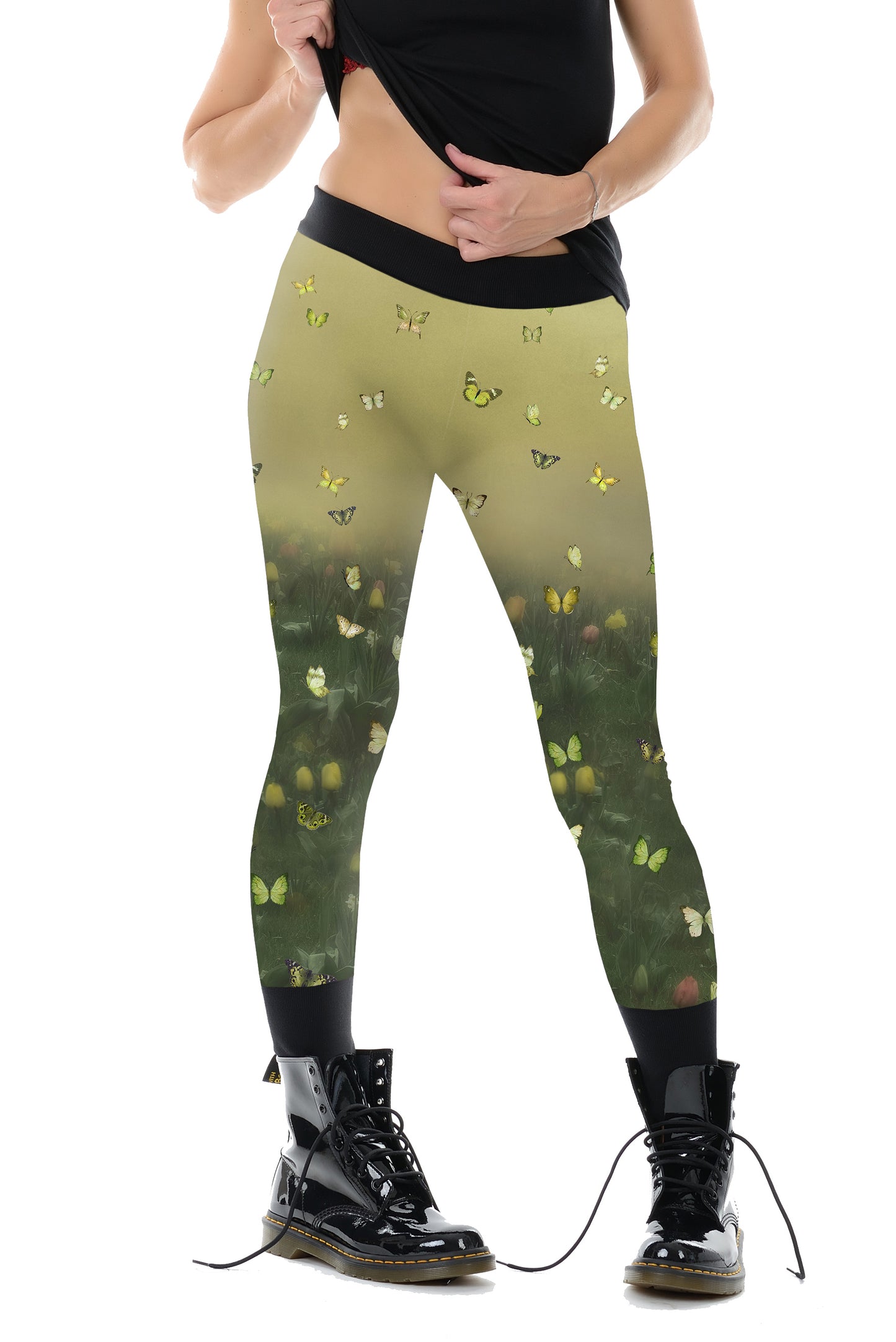 Leggins Baumwolle Schmetterling