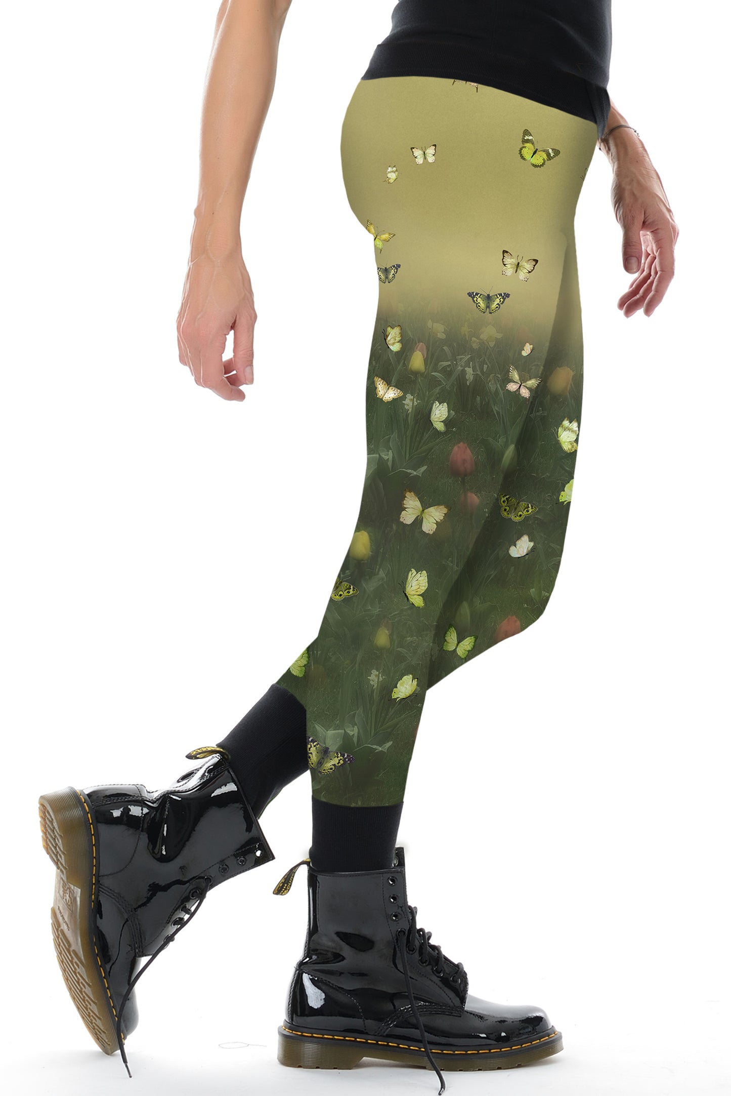Leggins Baumwolle Schmetterling