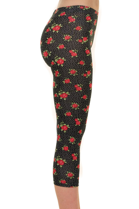 SALE Größe S Capri Leggins Pünktchen