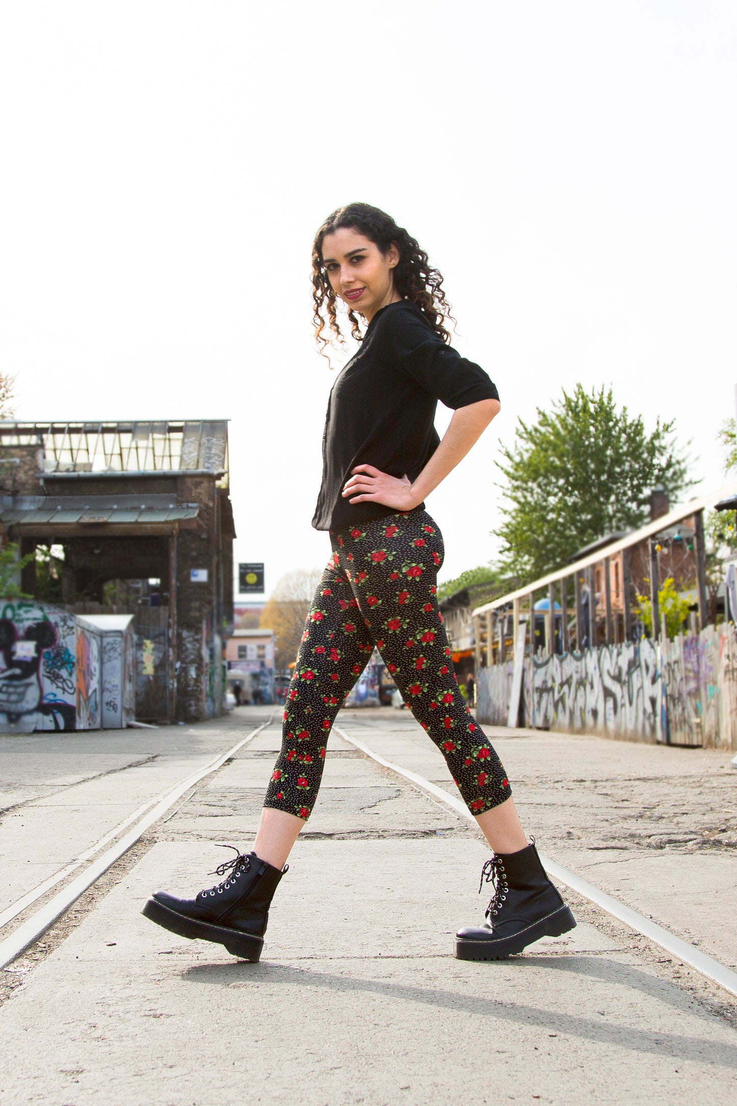 Capri Leggings Pünktchen von LegginsLove, Ansicht 4