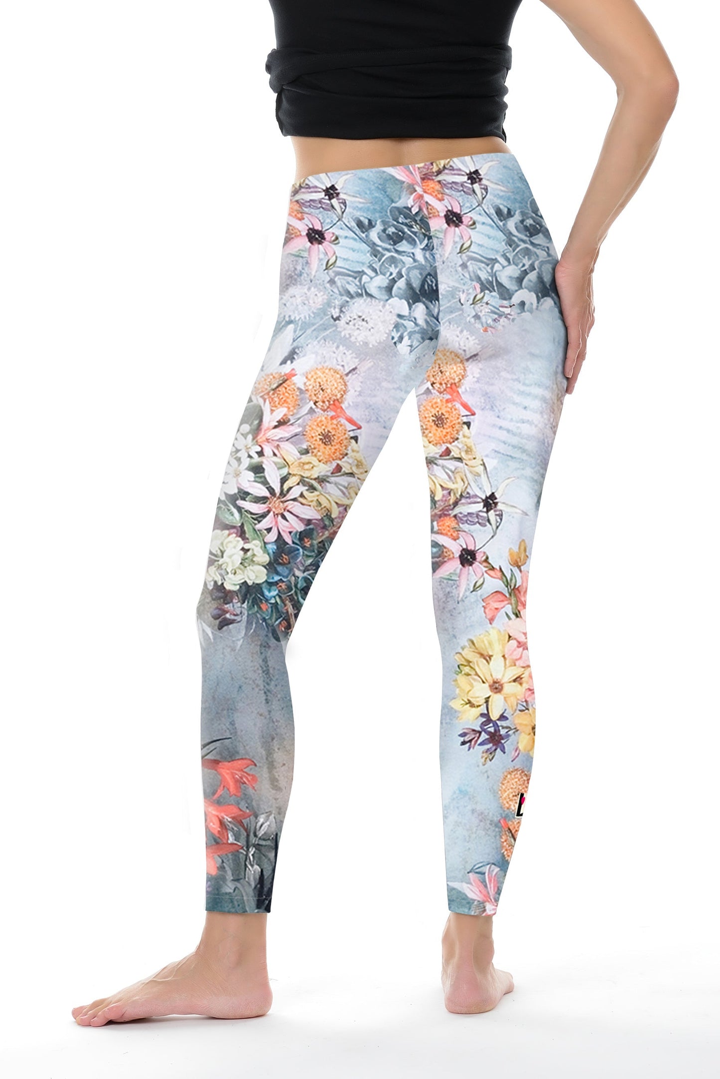 SALE Größe M 3Elfen Leggings Blütenpracht