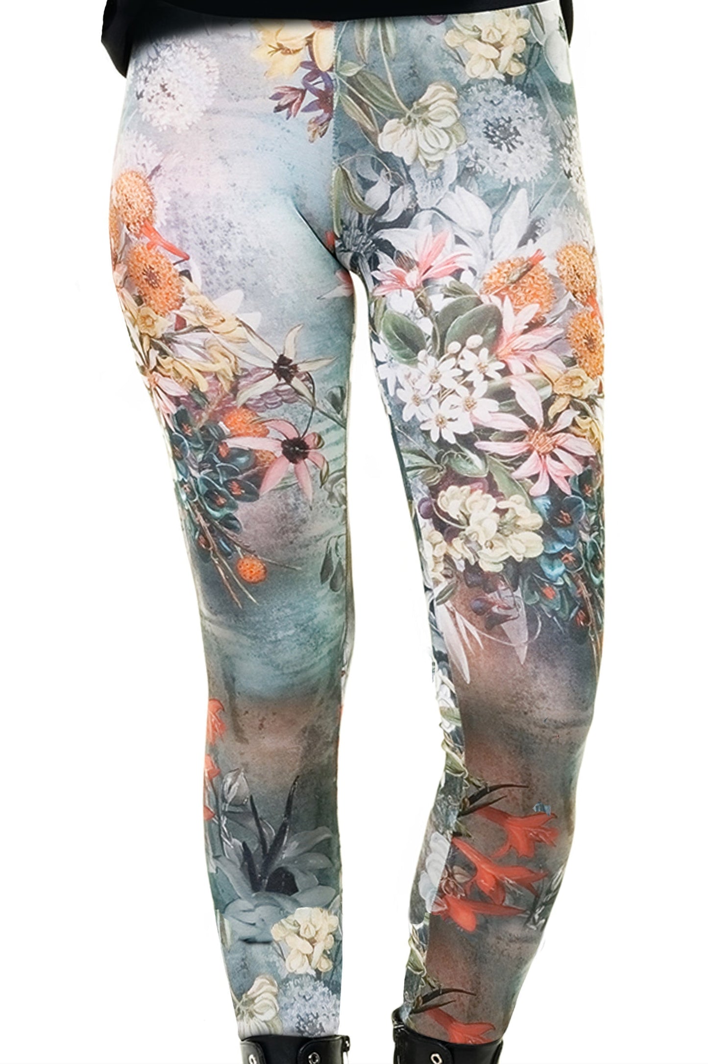 SALE Größe M 3Elfen Leggings Blütenpracht