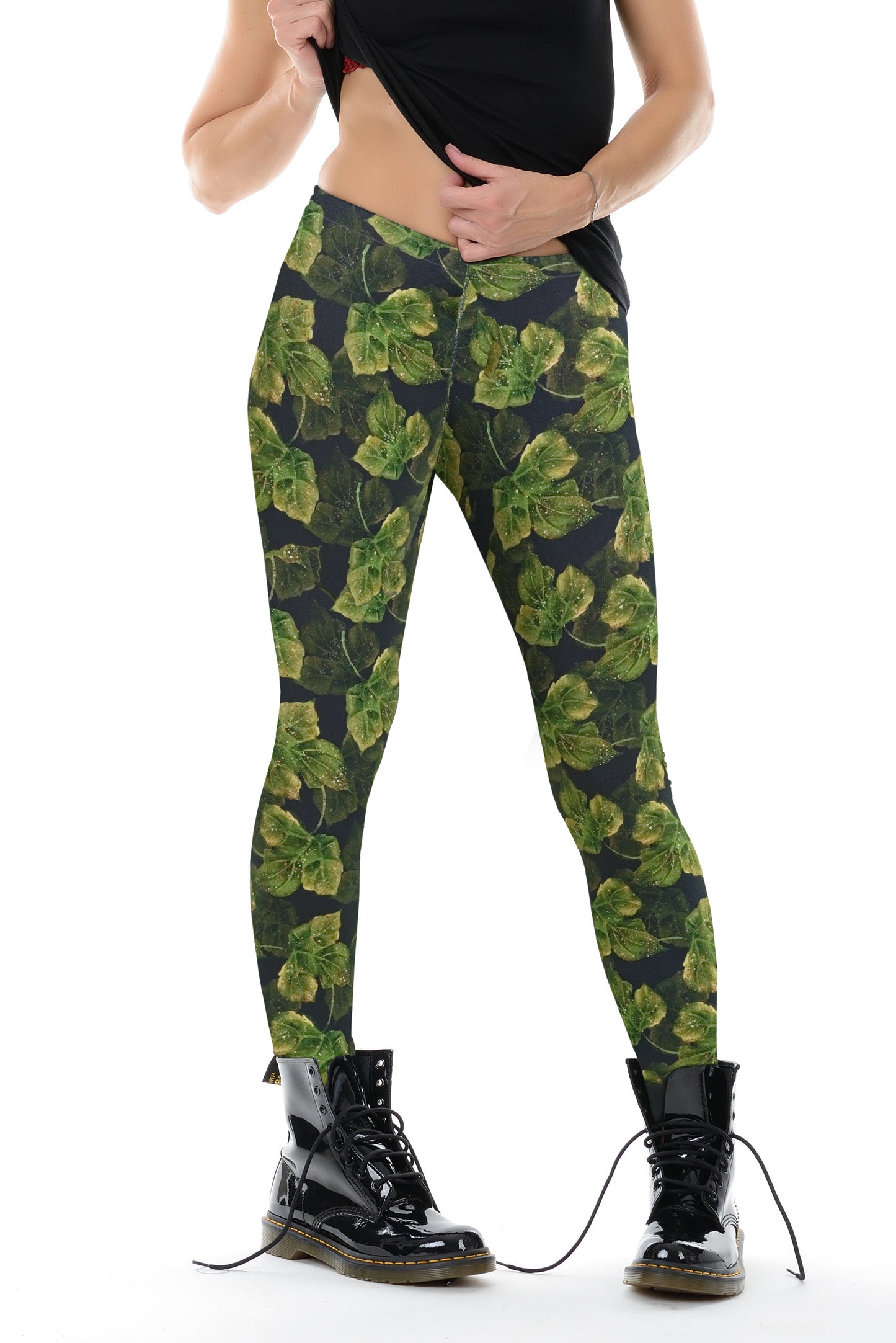 SALE Größe L Leggings Blattzauber