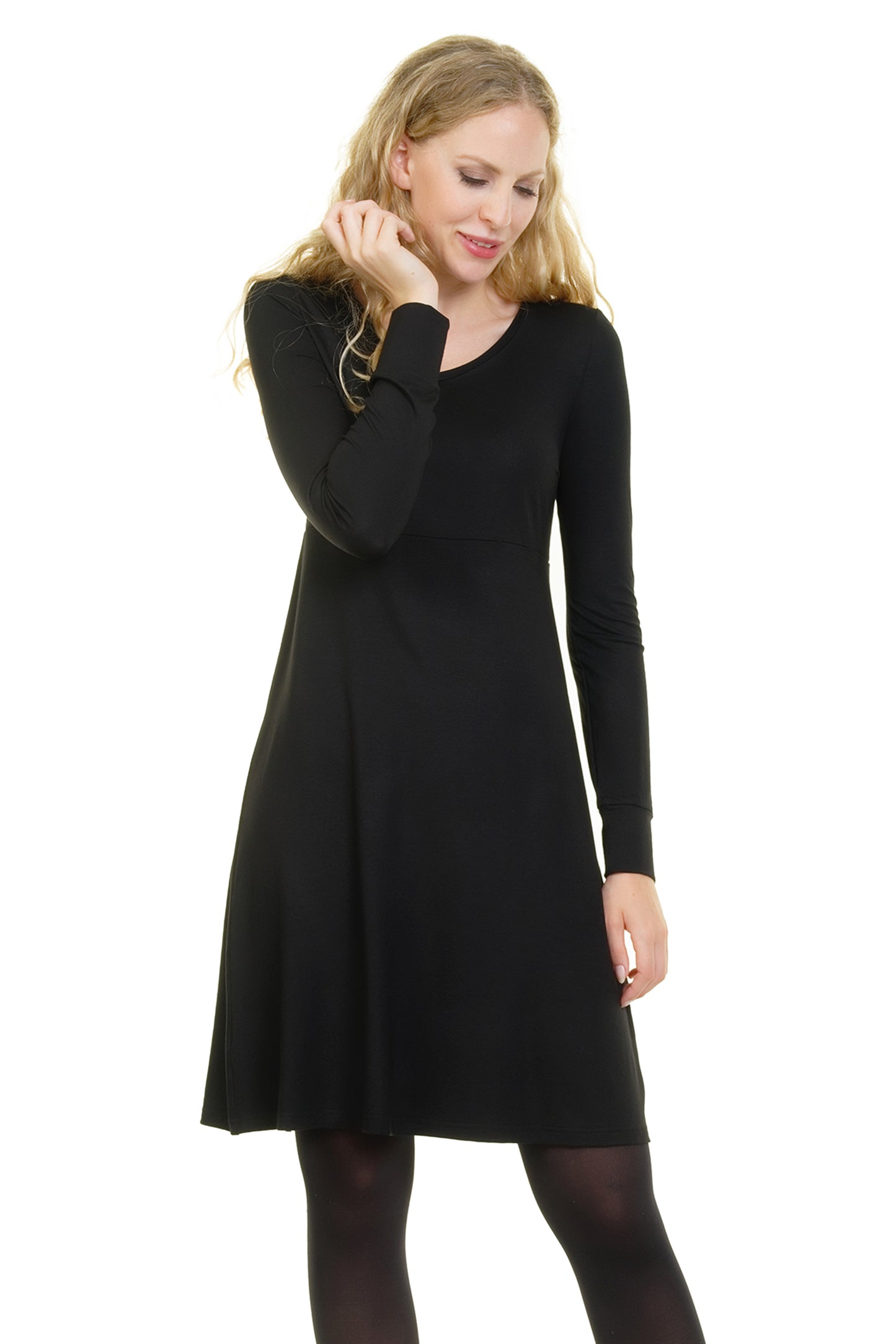 Lilly Lang Kleid schwarz