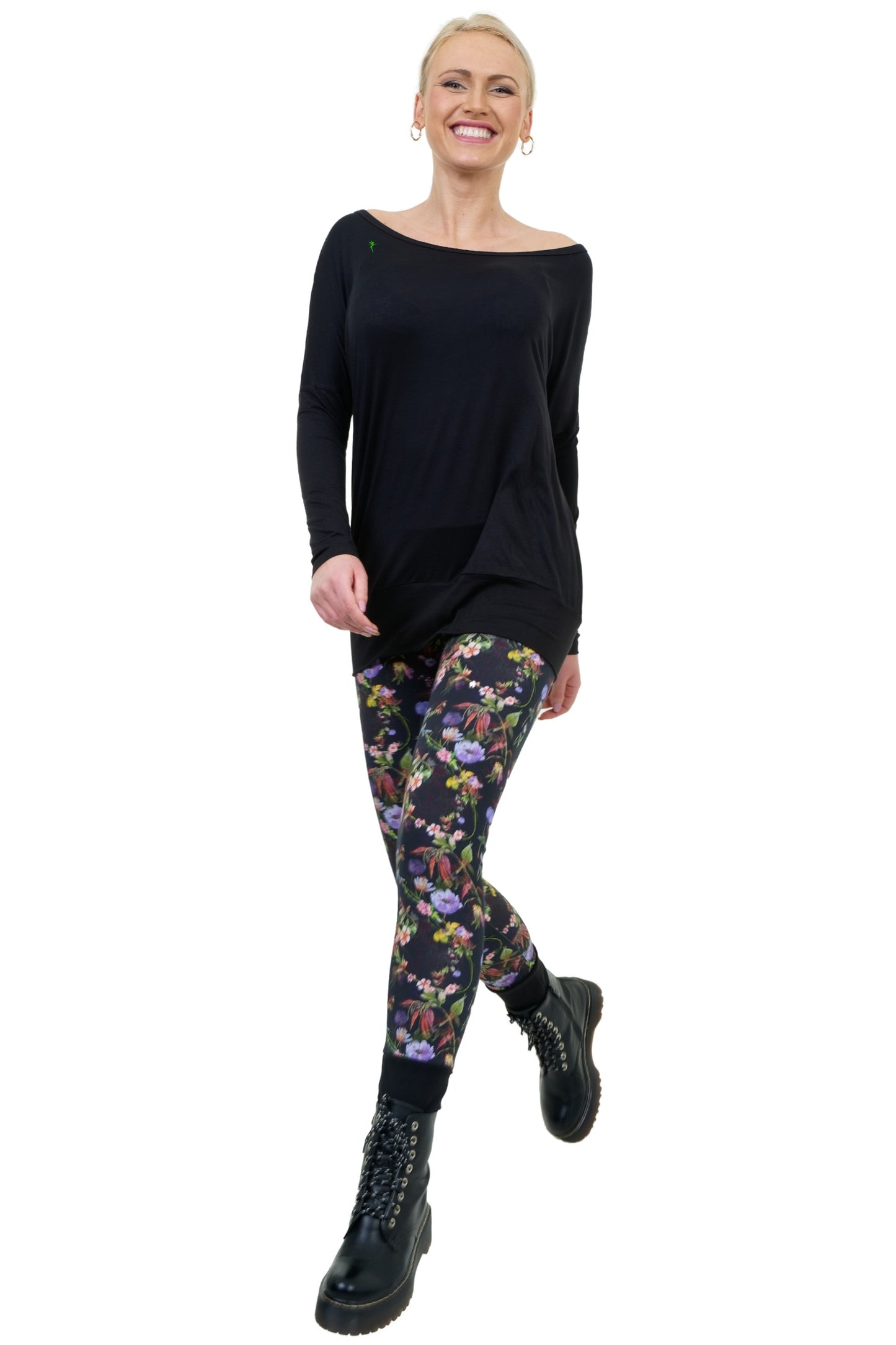 Lila Mohn Leggings & Longdress Kombi Angebot