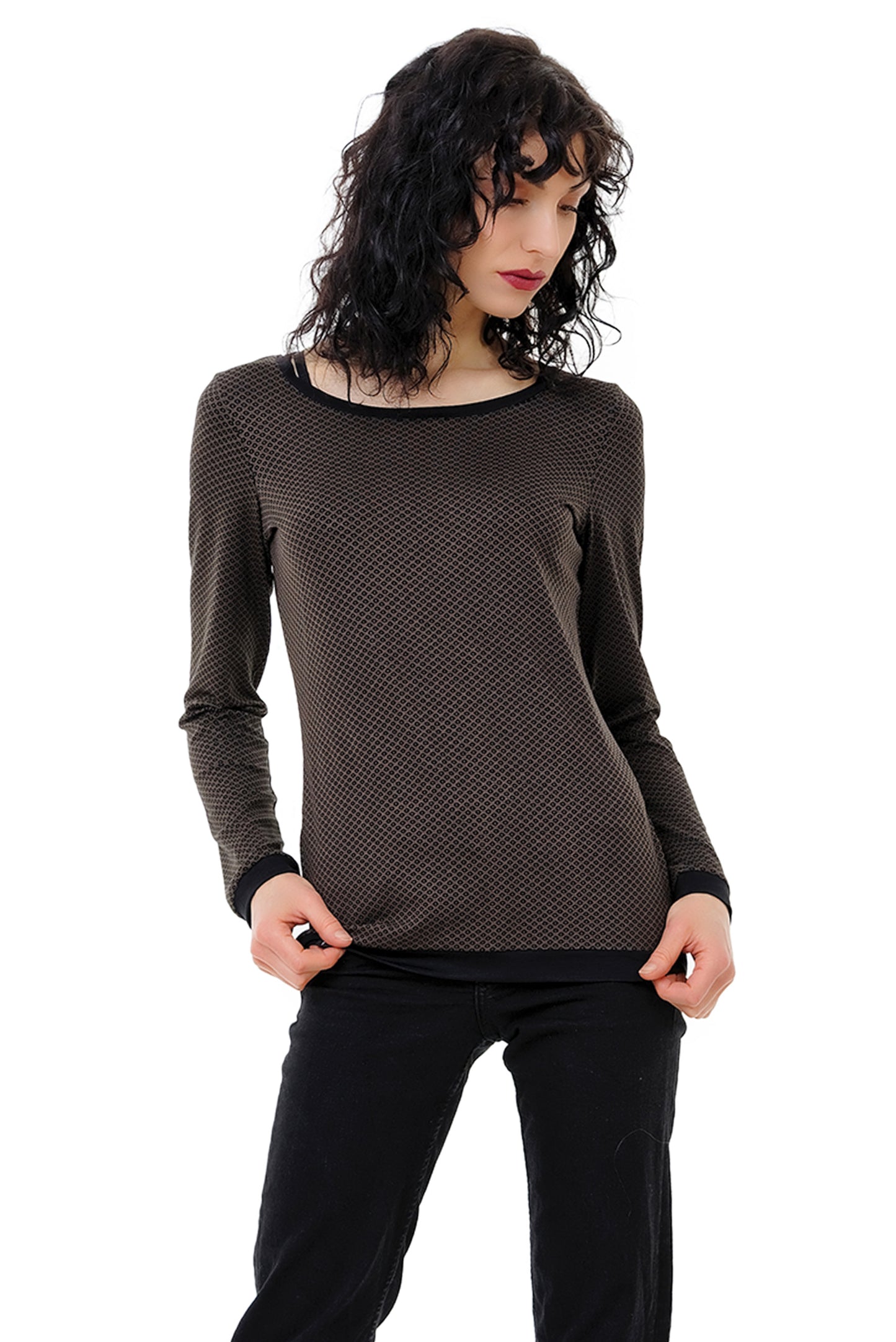 Longsleeve Leger Kastanie