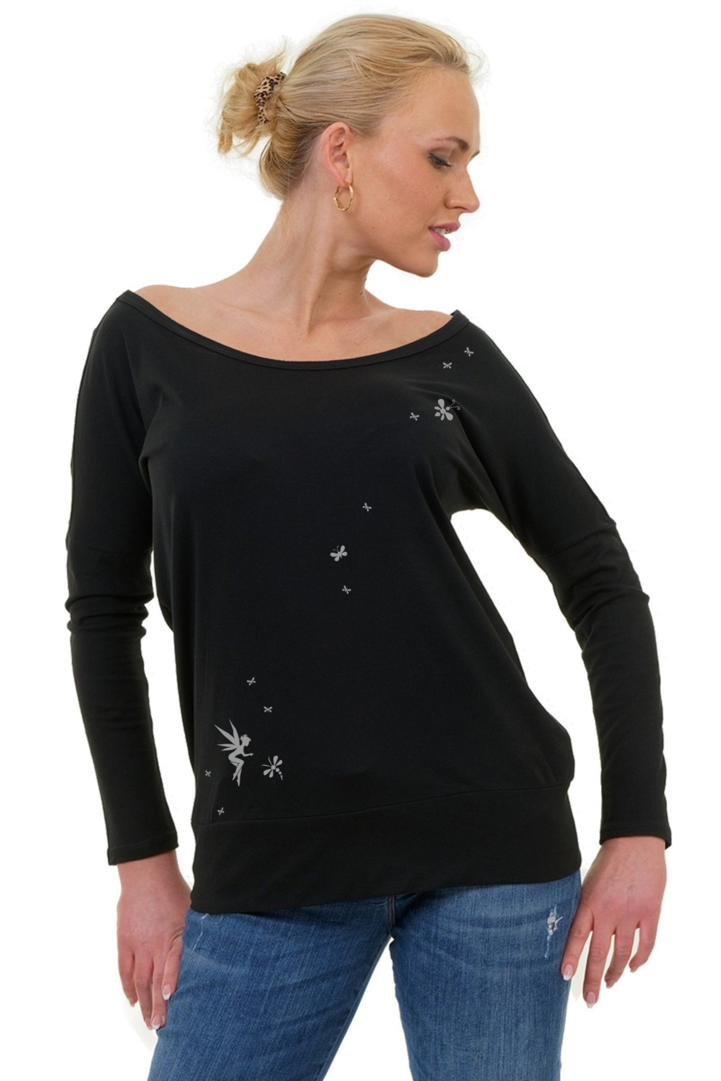 Longsleeve Spiele Elfen Grau
