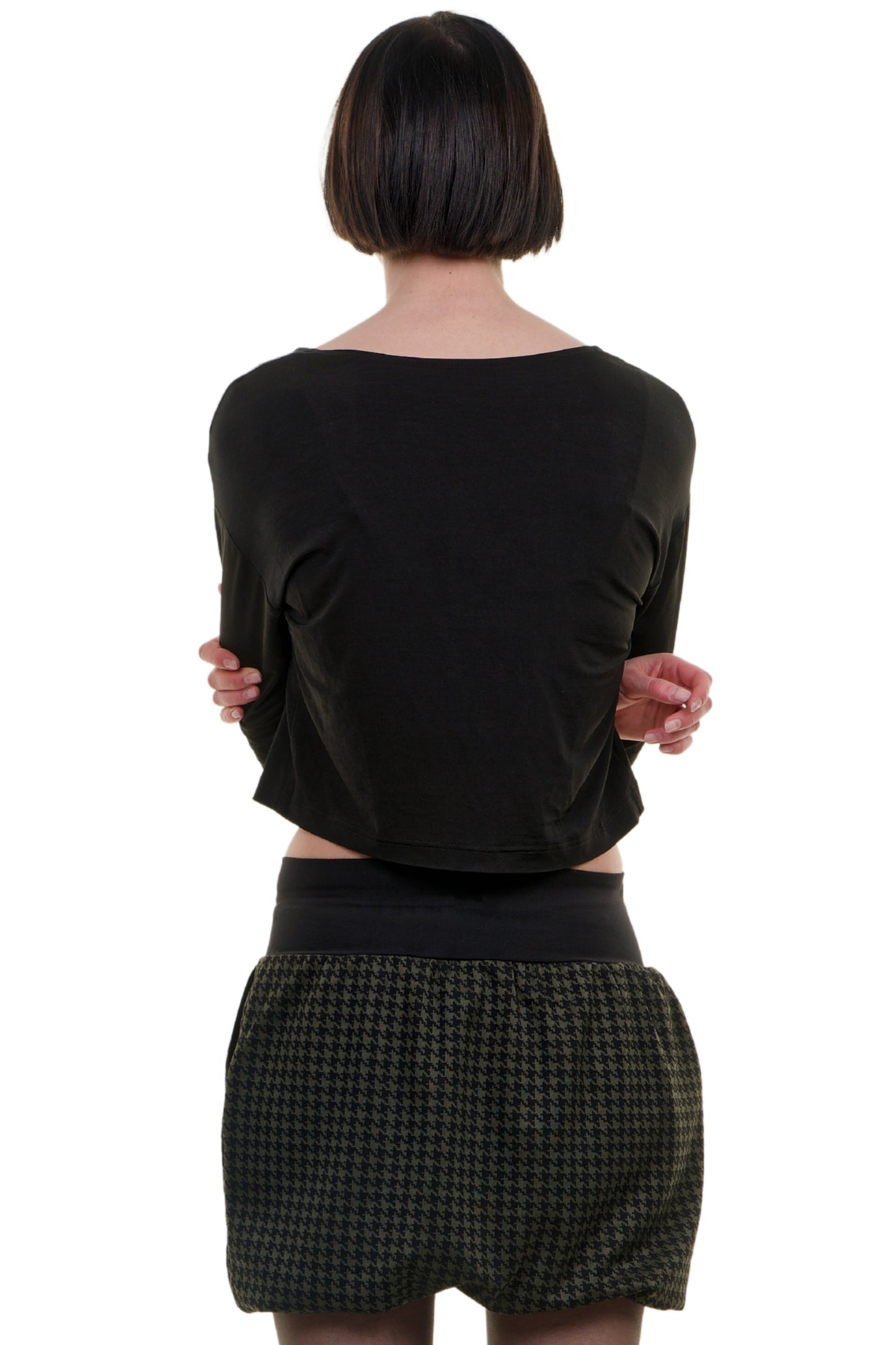 Balloon skirt green retro