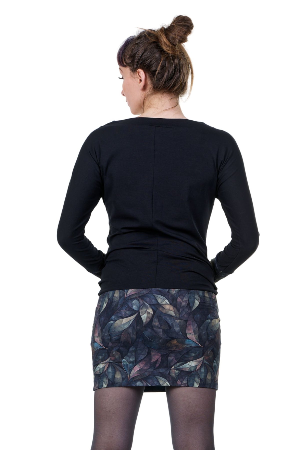Pulloverkleid schwarz Black Diamond von 3Elfen, Ansicht 3