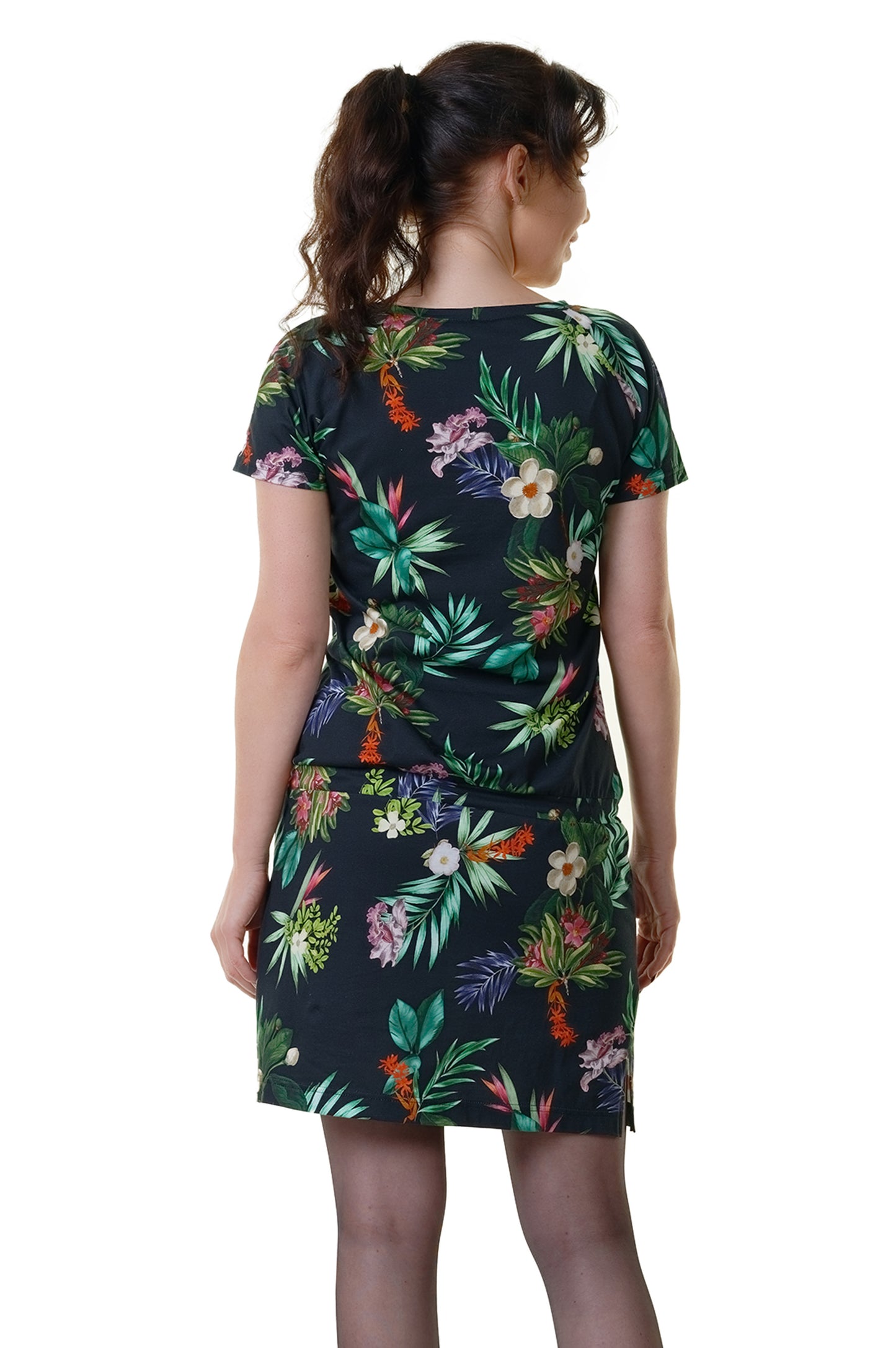 SALE size S raglan dress tropical