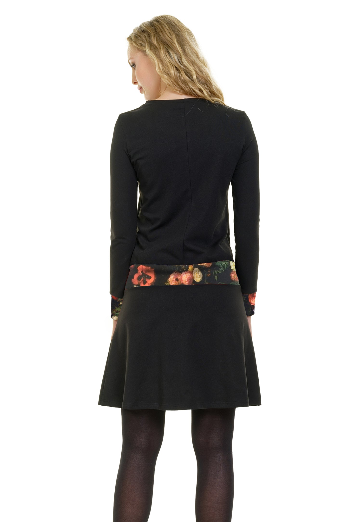 VENTE Taille XL Automne Reine Robe Noir Foncé Coloré