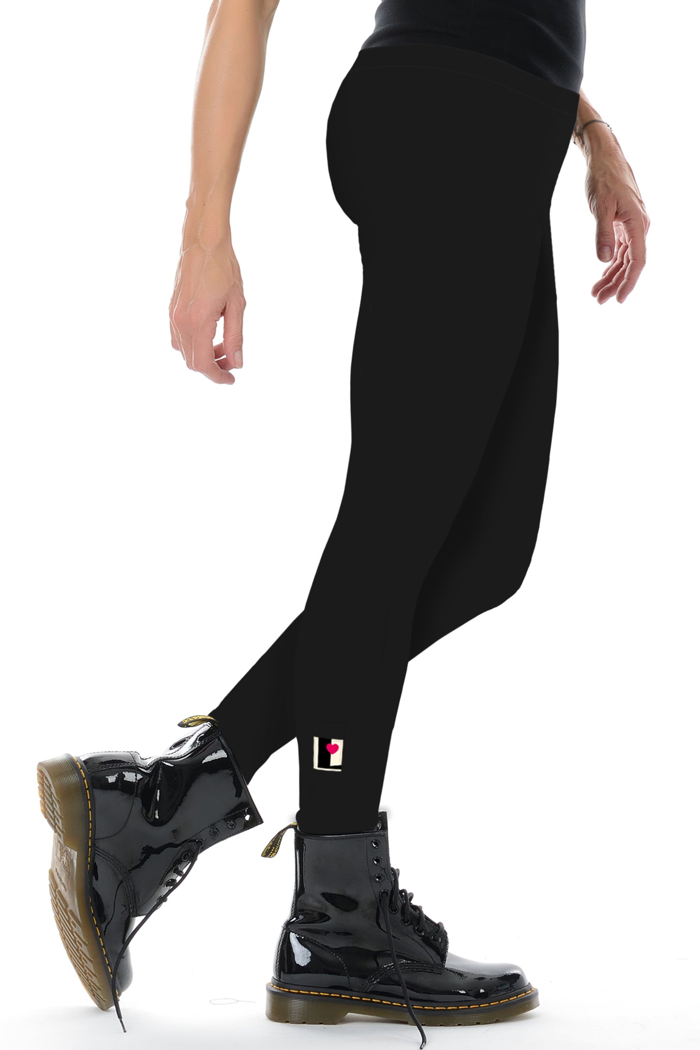 Winter leggings cotton black