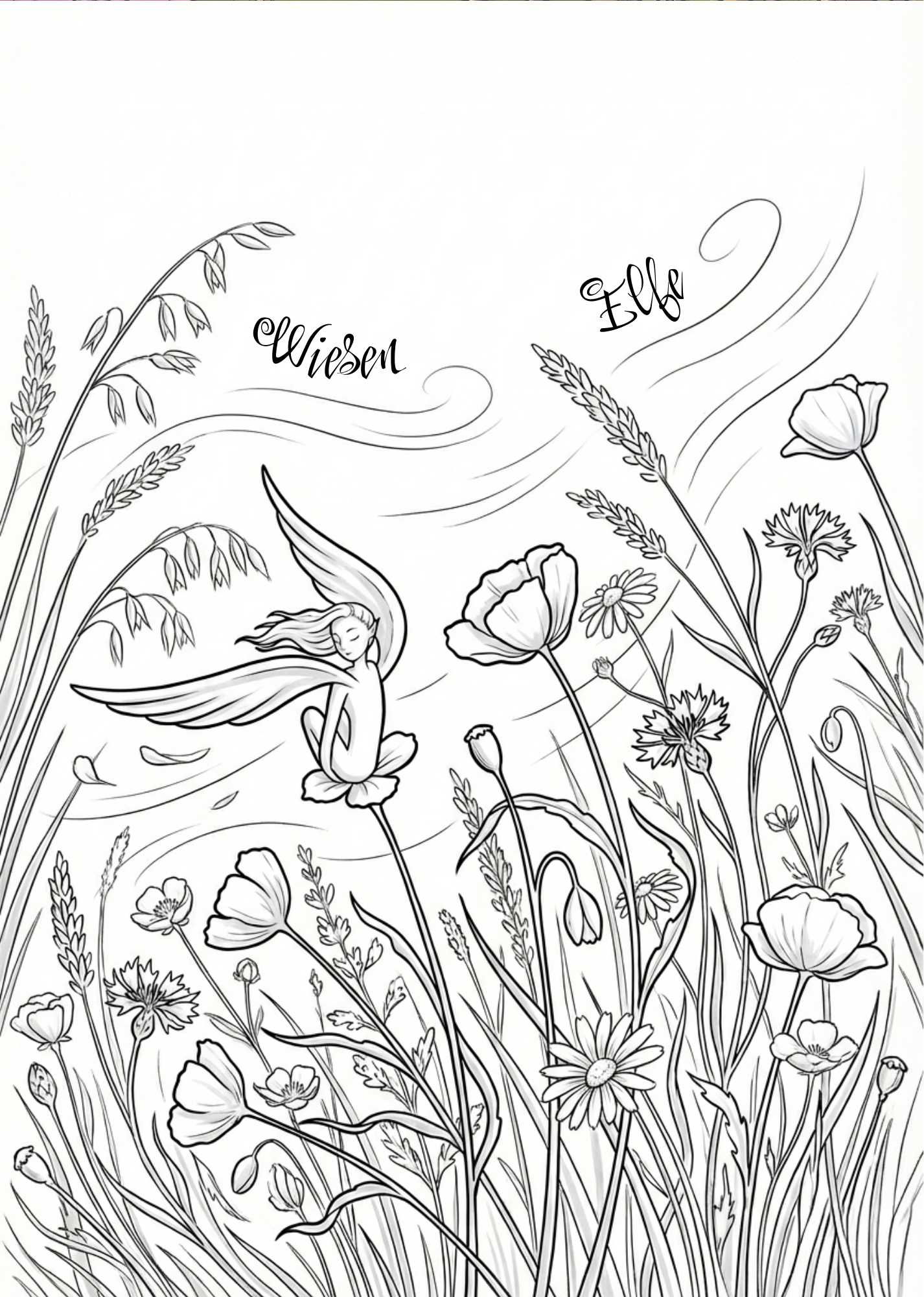 The Magical Elf Coloring Book (Digital Download)