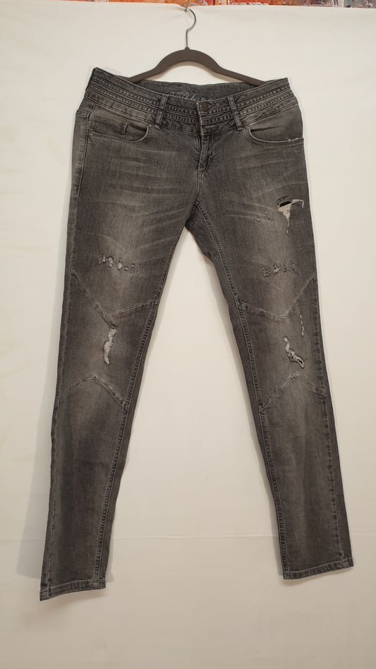 2ème main pantalon long taille 38 jean gris