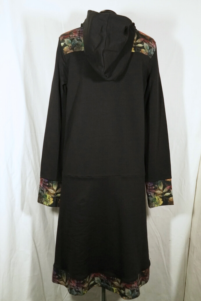 2. Hand Hoodie Kleid L