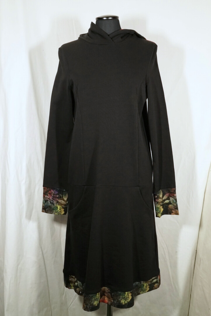 2. Hand Hoodie Kleid L