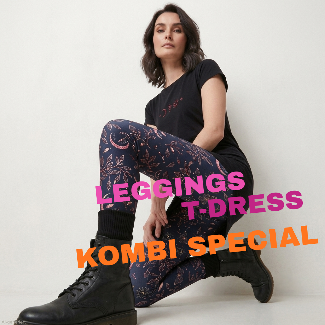 Offre combinée leggings et robe-tunique Night Element