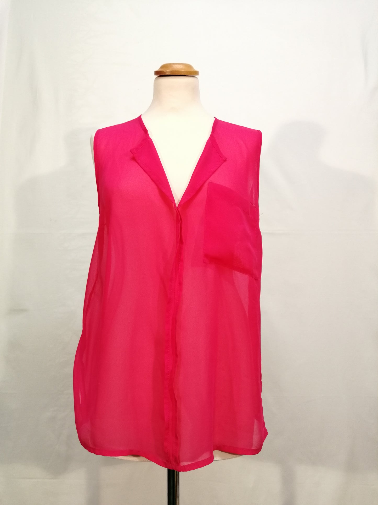 2.Hand Größe M Armlosesshirt pink