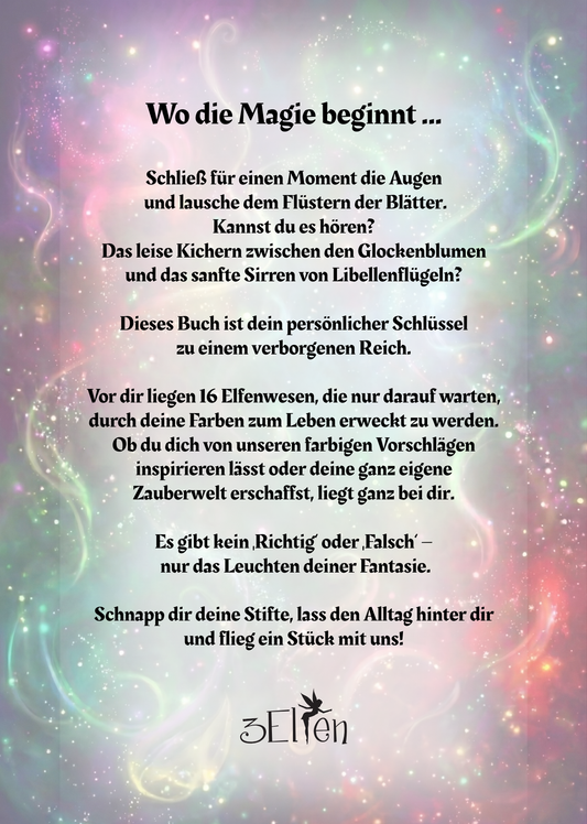 Das zauberhafte Elfen Malbuch (Digitaler Download)