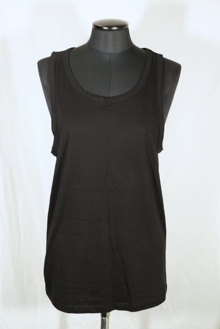 2. Hand Schwarzes Tanktop M