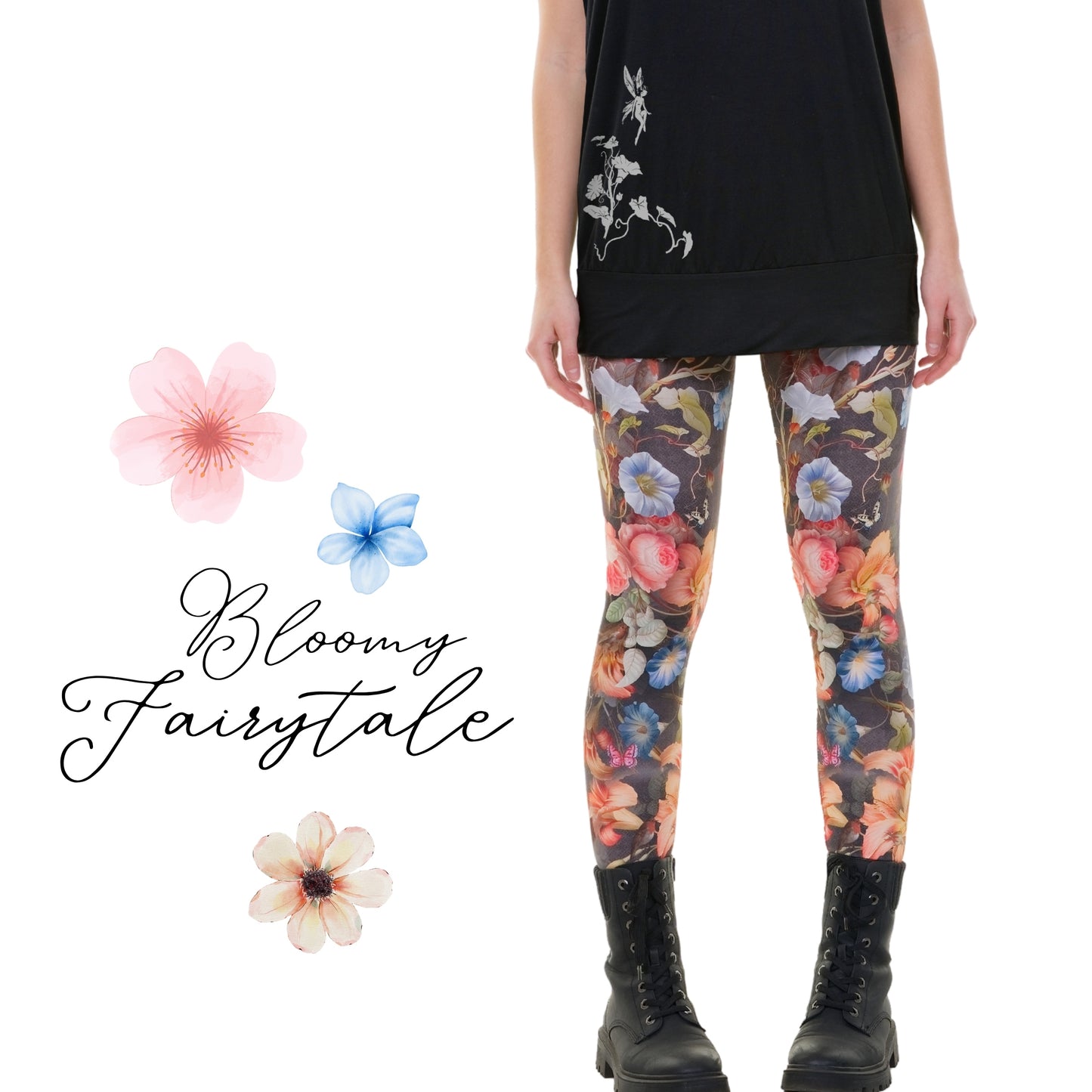 Bloomy Fairytale Leggings & Shortdress Kombi Angebot