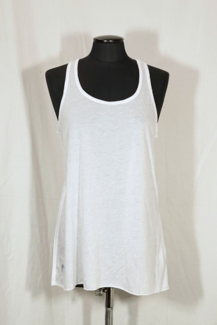 2. Hand Weiße Tanktop L