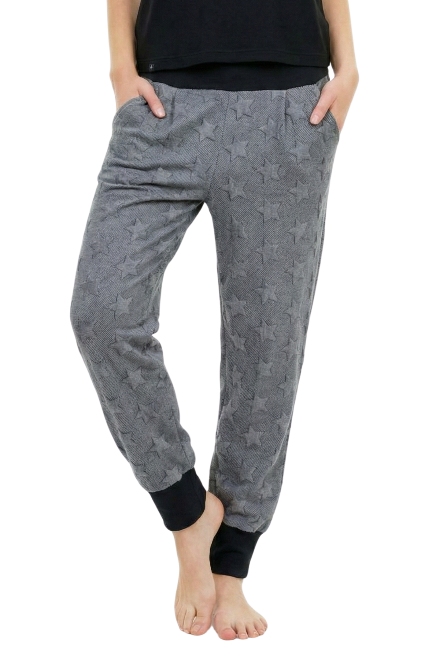 Sale Größe M Yoga Star grau Sterne (Waschmuster)