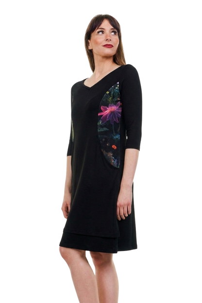 Flora Fantasia 3/4 Jersey Kleid