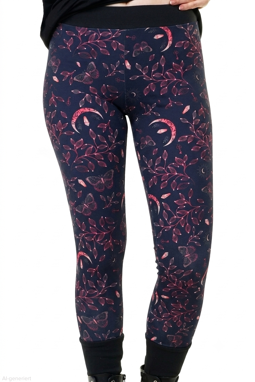 Cotton Leggings Night Element