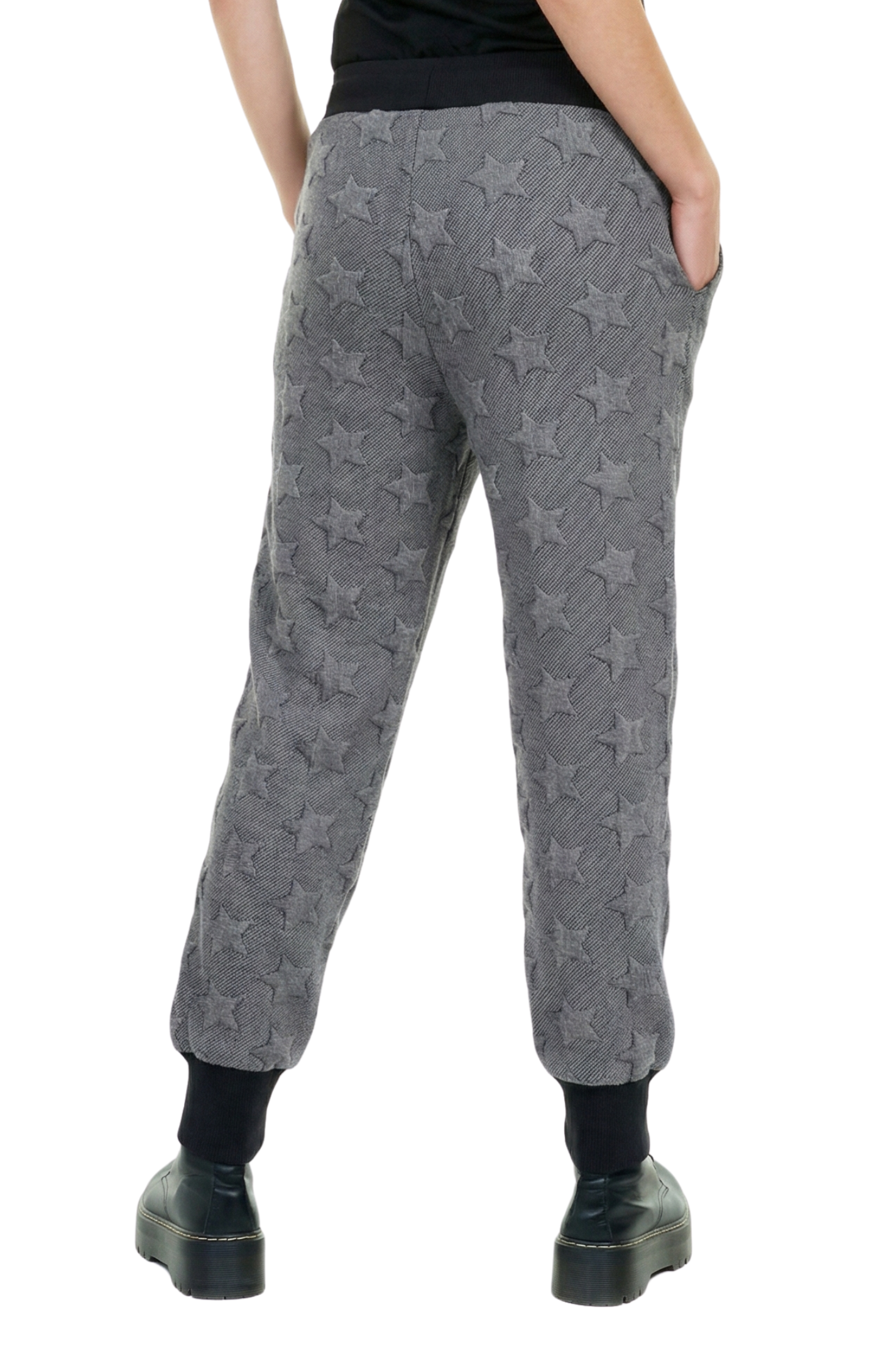 Sale Größe M Yoga Star grau Sterne (Waschmuster)