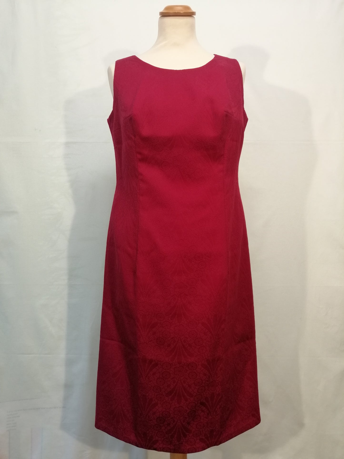 2.Hand Größe S rotes Kleid ärmelos