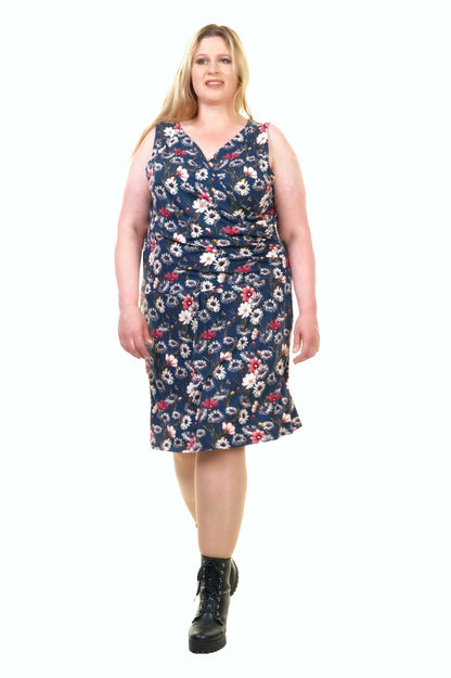 SALE Size 3XL Aphrodite dress red flowers 
