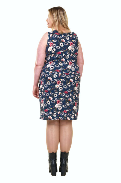 SALE Size 3XL Aphrodite dress red flowers 