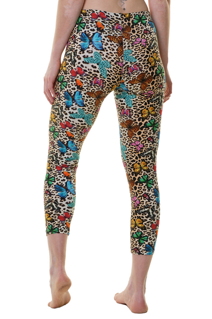 Capri Leggins kitty wings