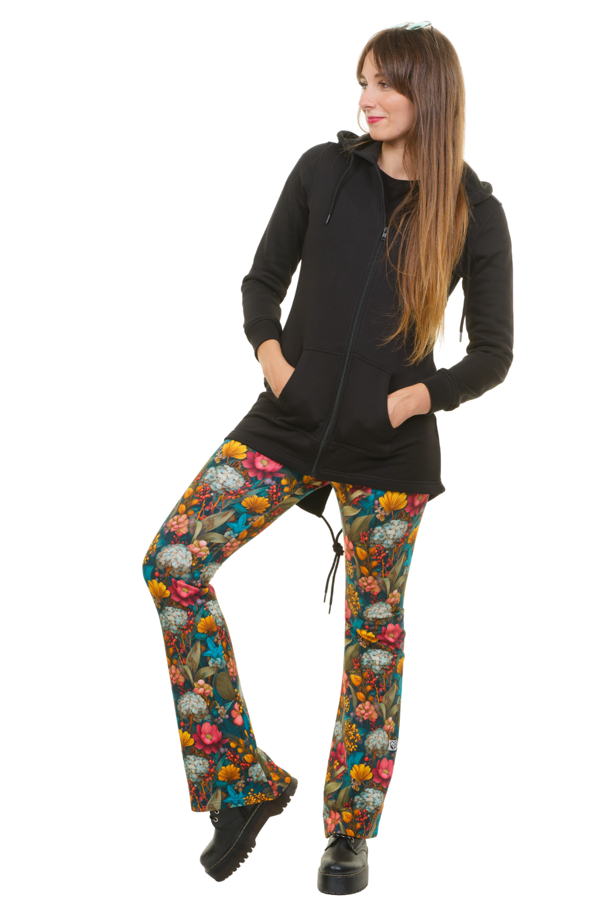 Winter Flare Leggings Blumenmeer