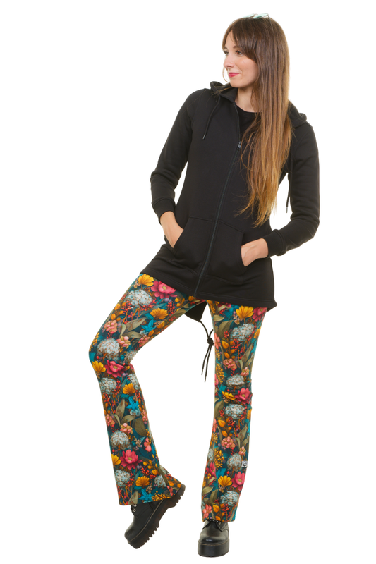 Winter Flare Leggings Blumenmeer