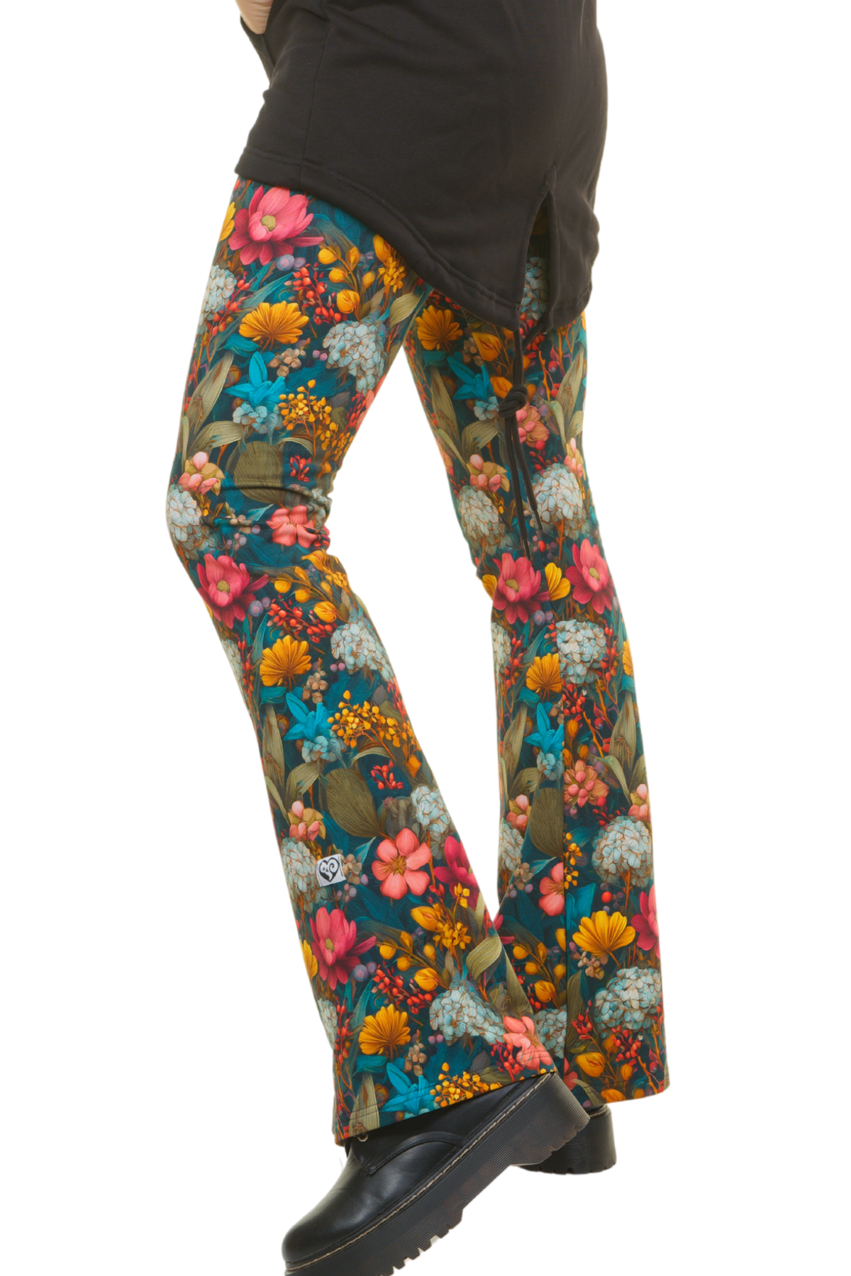 Winter Flare Leggings Blumenmeer